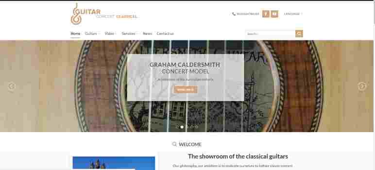 picture of concert-classical-guitar.com website