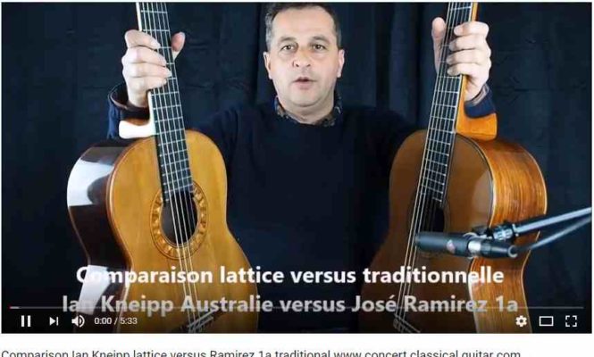 Ian Kneipp guitarmaker Jose ramirez 1a comparison