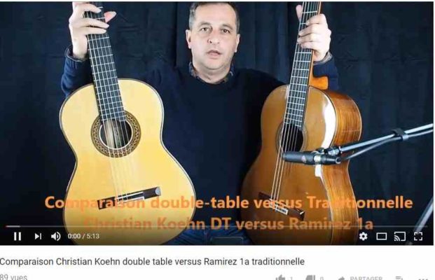 Christian Koehn guitarmaker classical guitar compares with a 1a Jose ramirez
