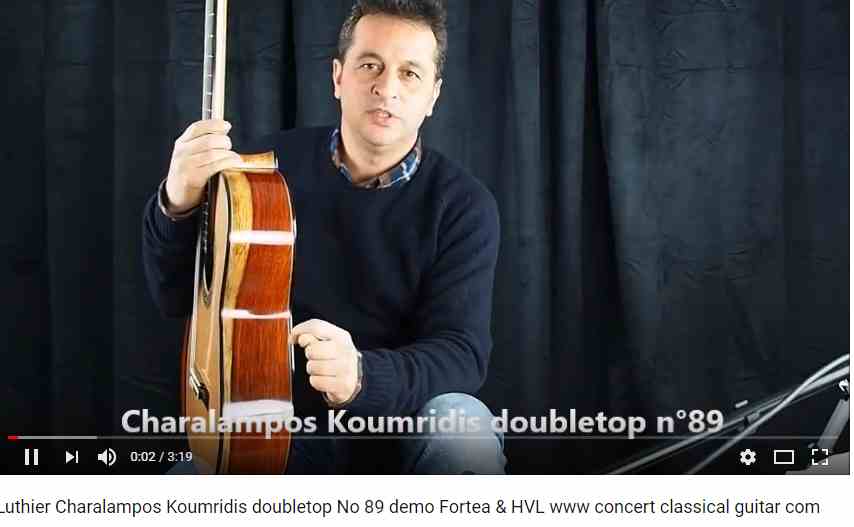 Classical concert guitar