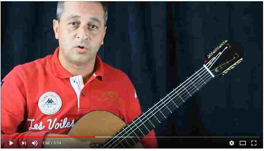 Classical concert guitar