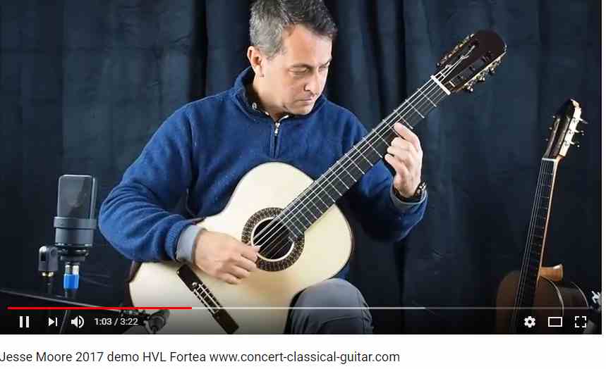 Classical concert guitar