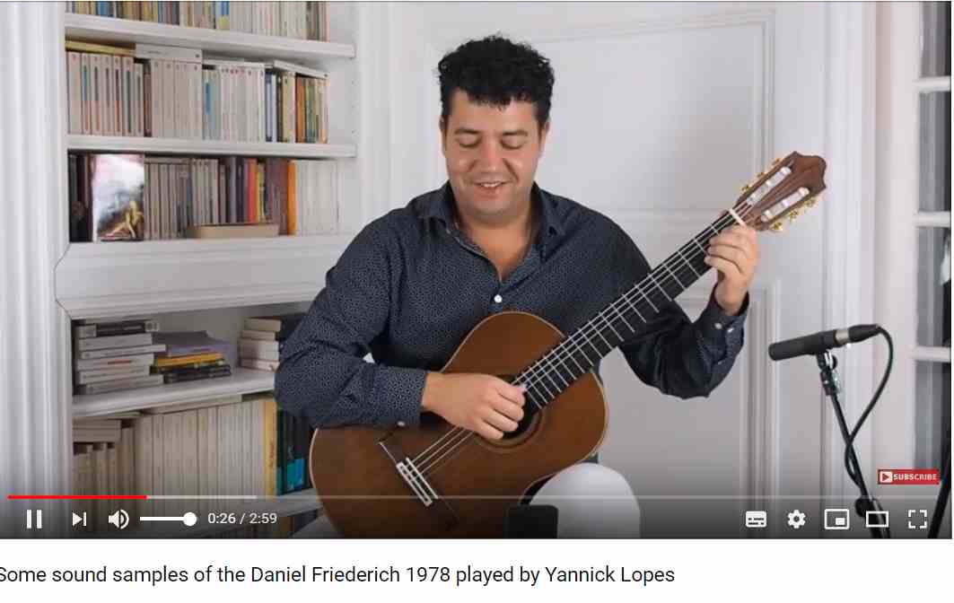 Classical concert guitar